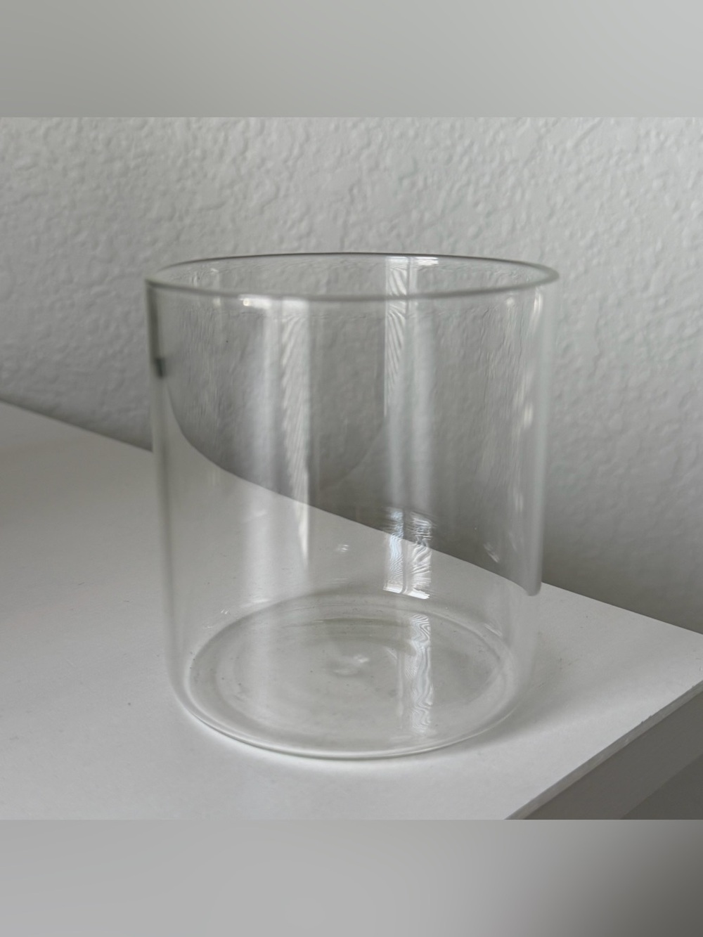 14 oz Cylinder Glass Jar (No Lid) Storage Container Pencil Pen Holder